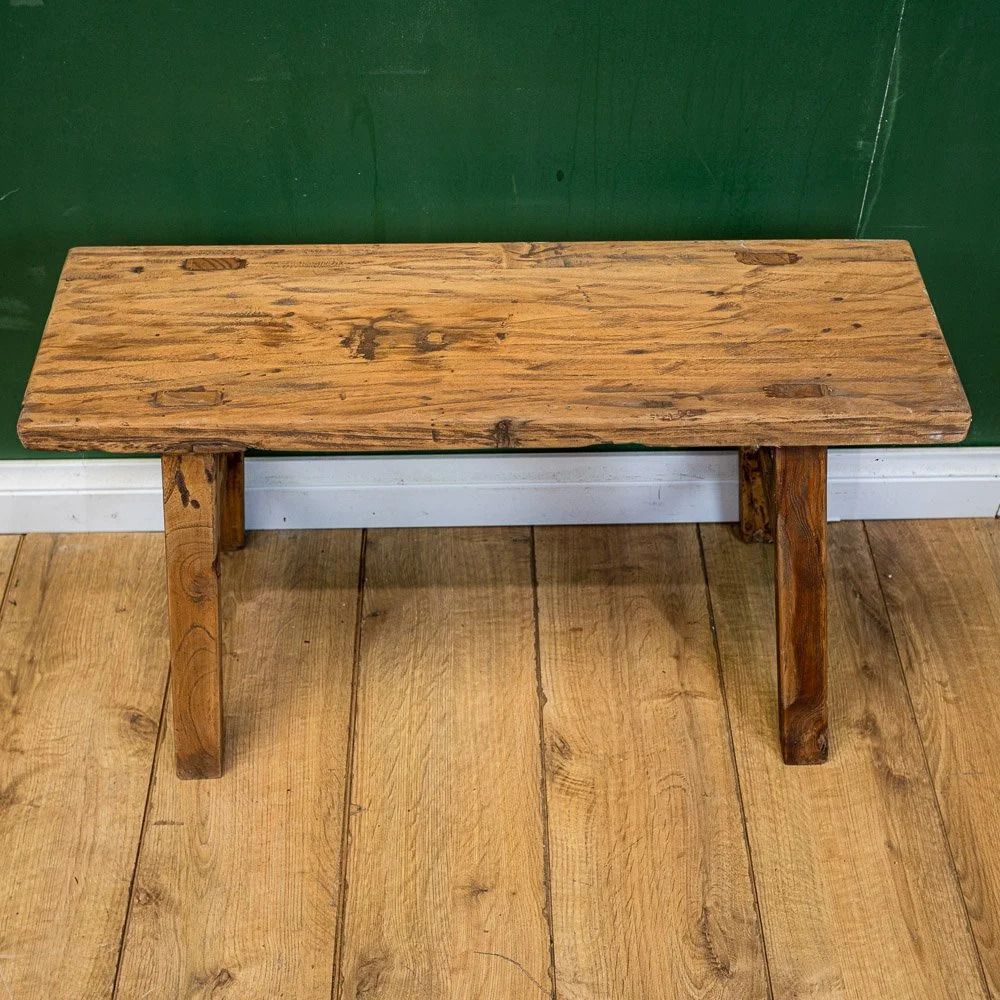 Reclaimed Elm Double Bench photo Furniture