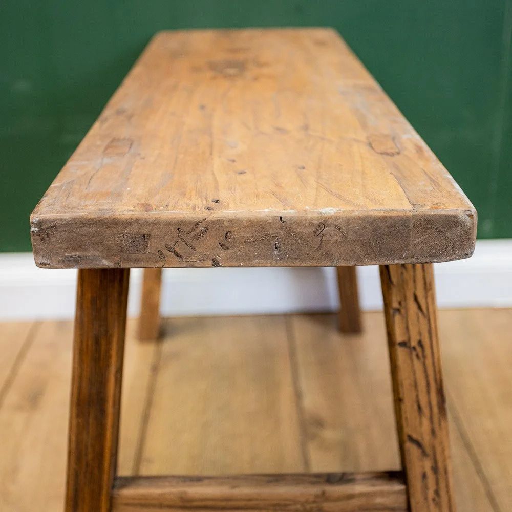 165.0 Reclaimed Elm Double Bench photo