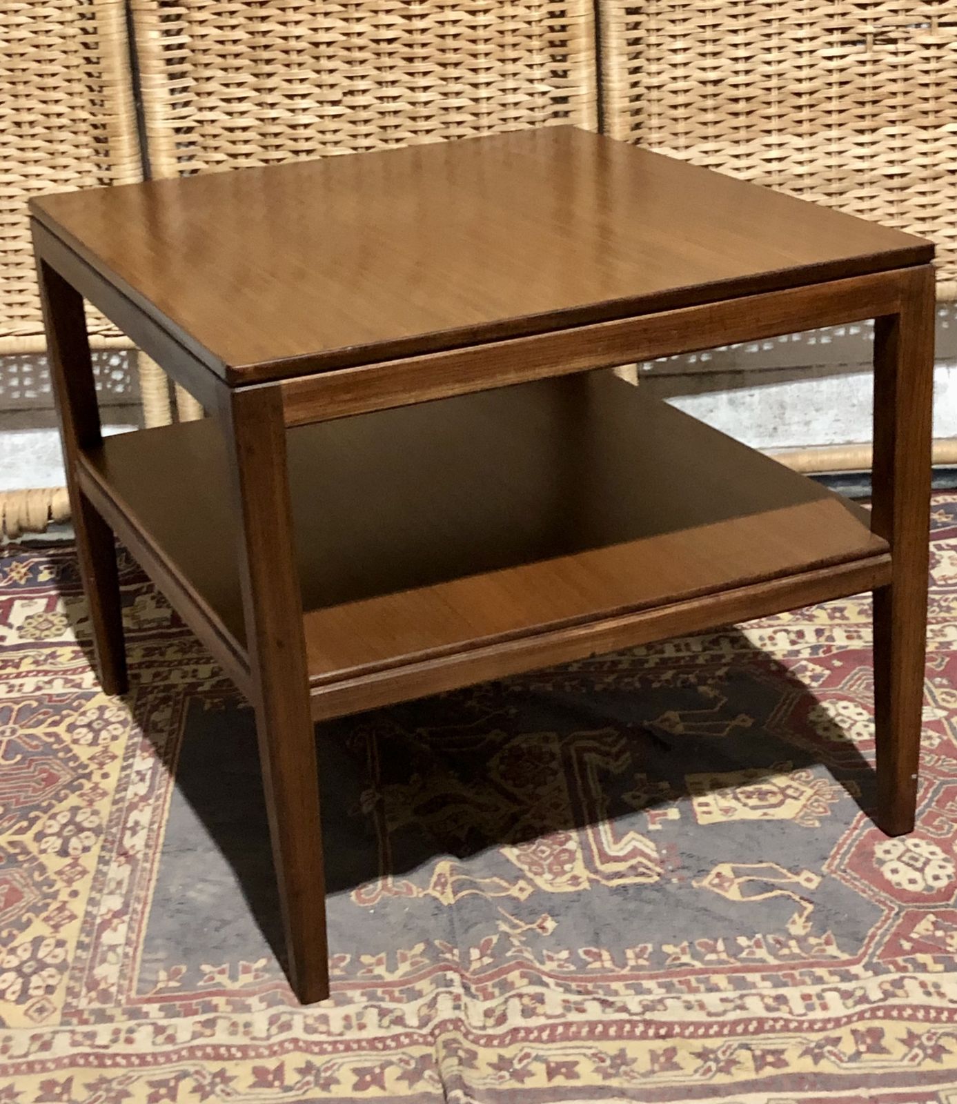 197.0 Handsome Teak Retro Coffee Table photo