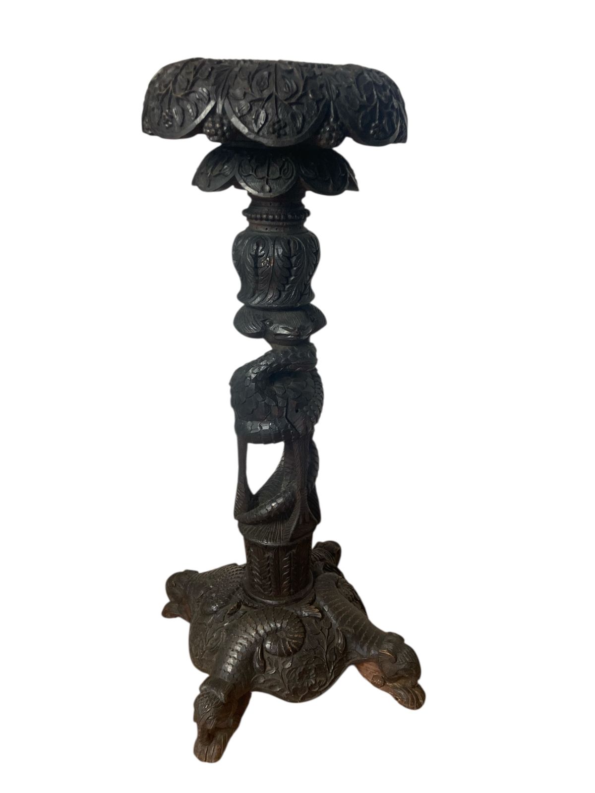 19th Century Burmese Rosewood Jardinere Or Torchere photo for sale