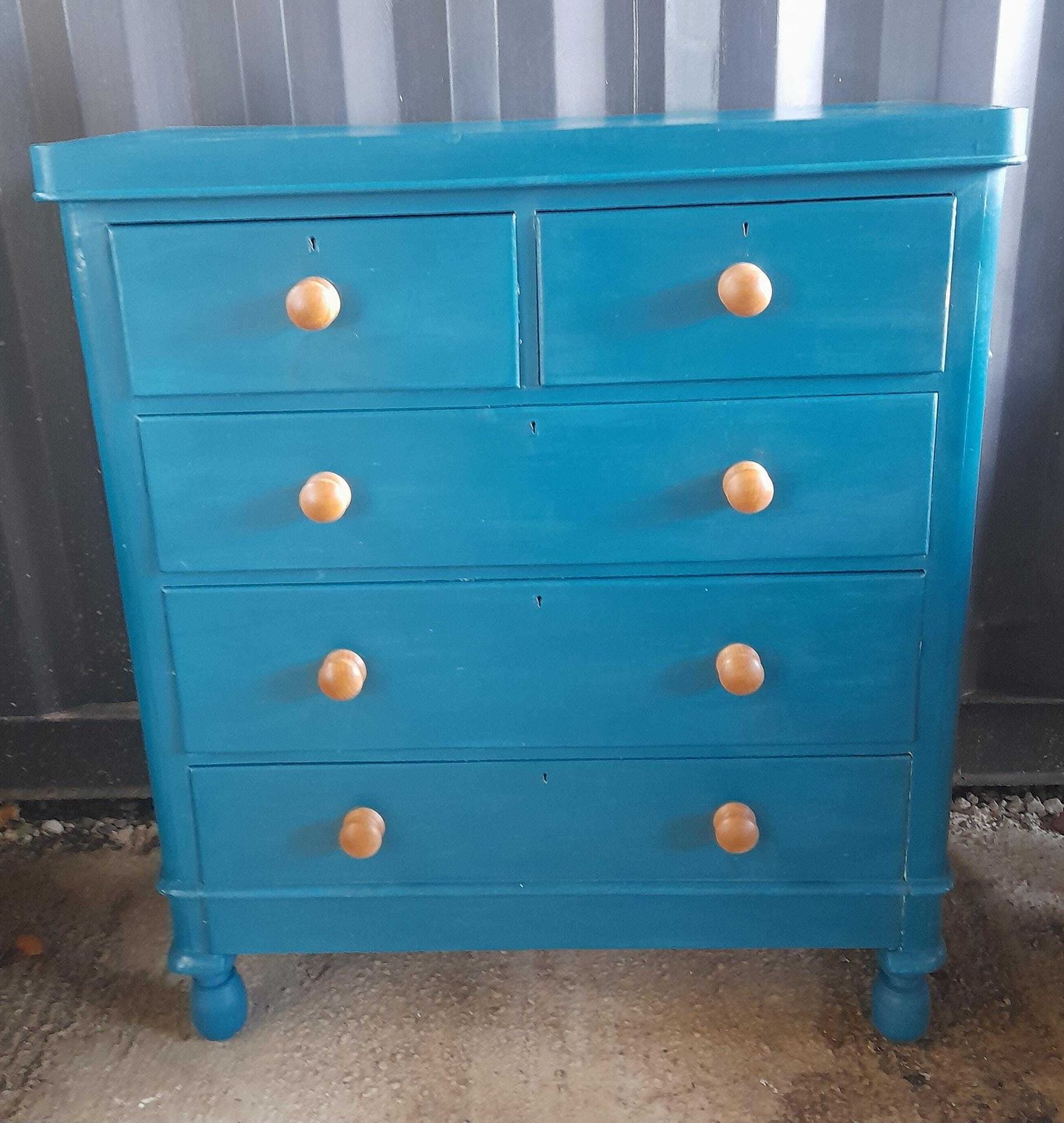 Edwardian Pine Chest Of Drawers