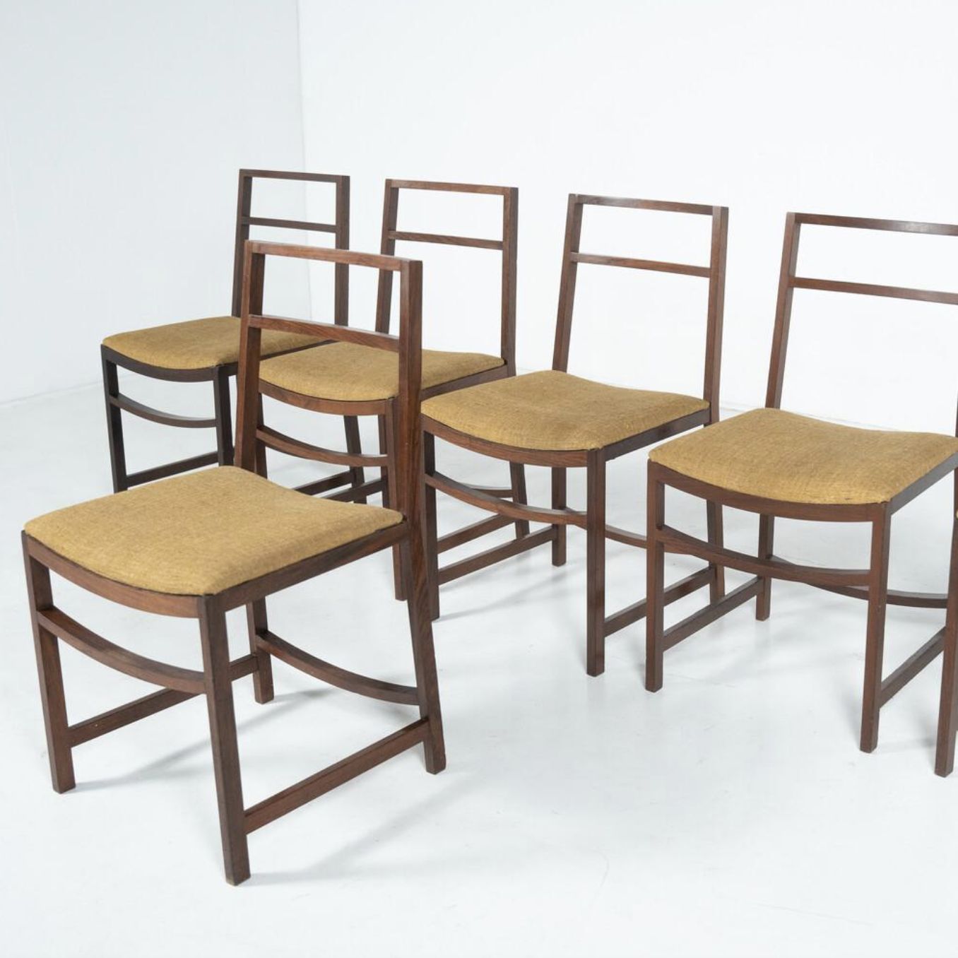 Set Of 6 Mid Century Modern Dining Chairs By Renato Venturi For Mim, 1950s photo furniture