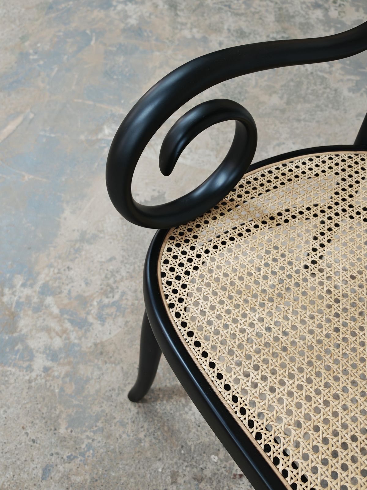 photo for sale Art Nouveau Settee No. 2 In Bent Wood And Cane By Thonet Brothers, Austria 1870s