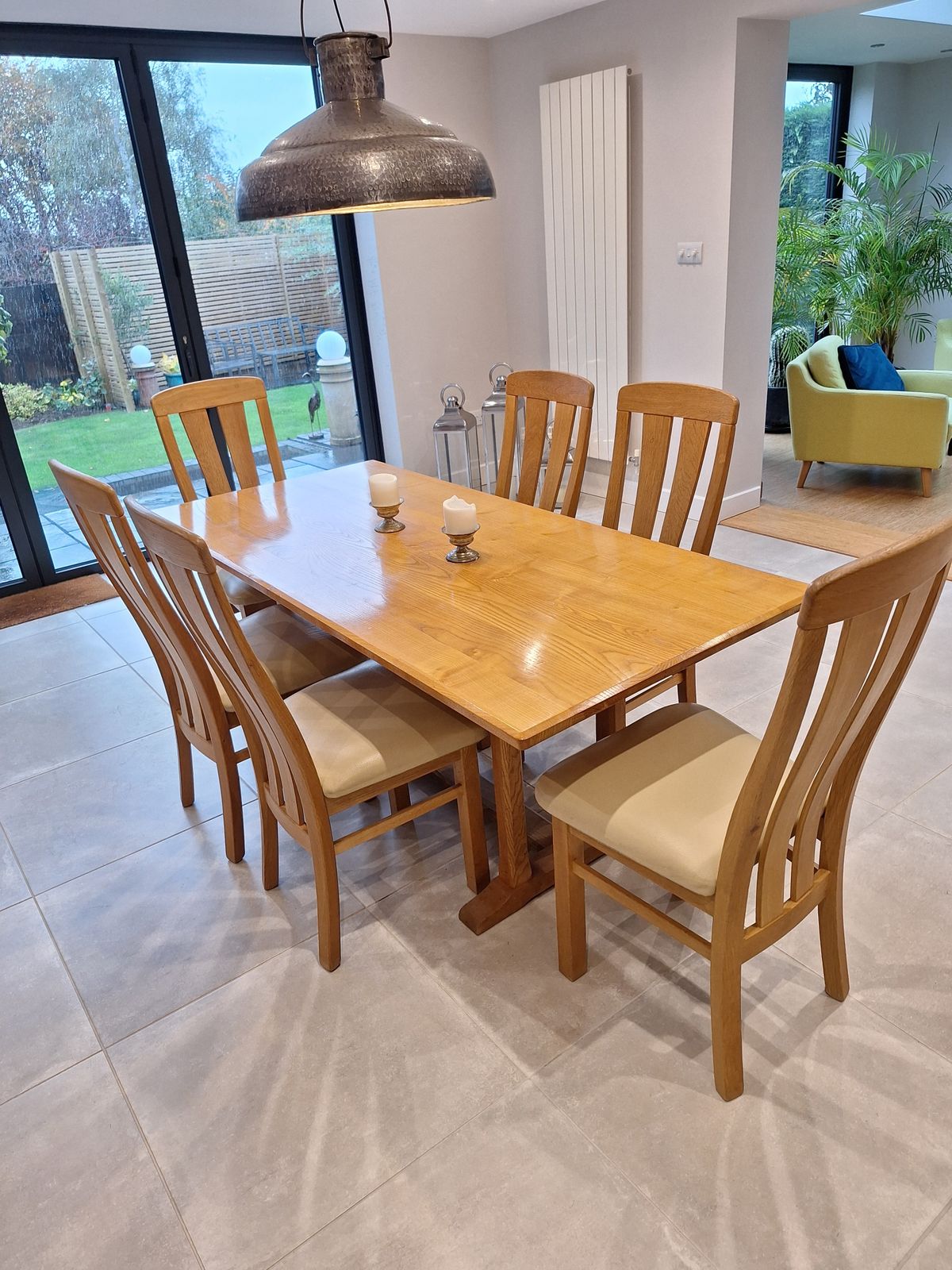Oak Refectory Dining Table From Renowned Maker Reynolds Of Ludlow