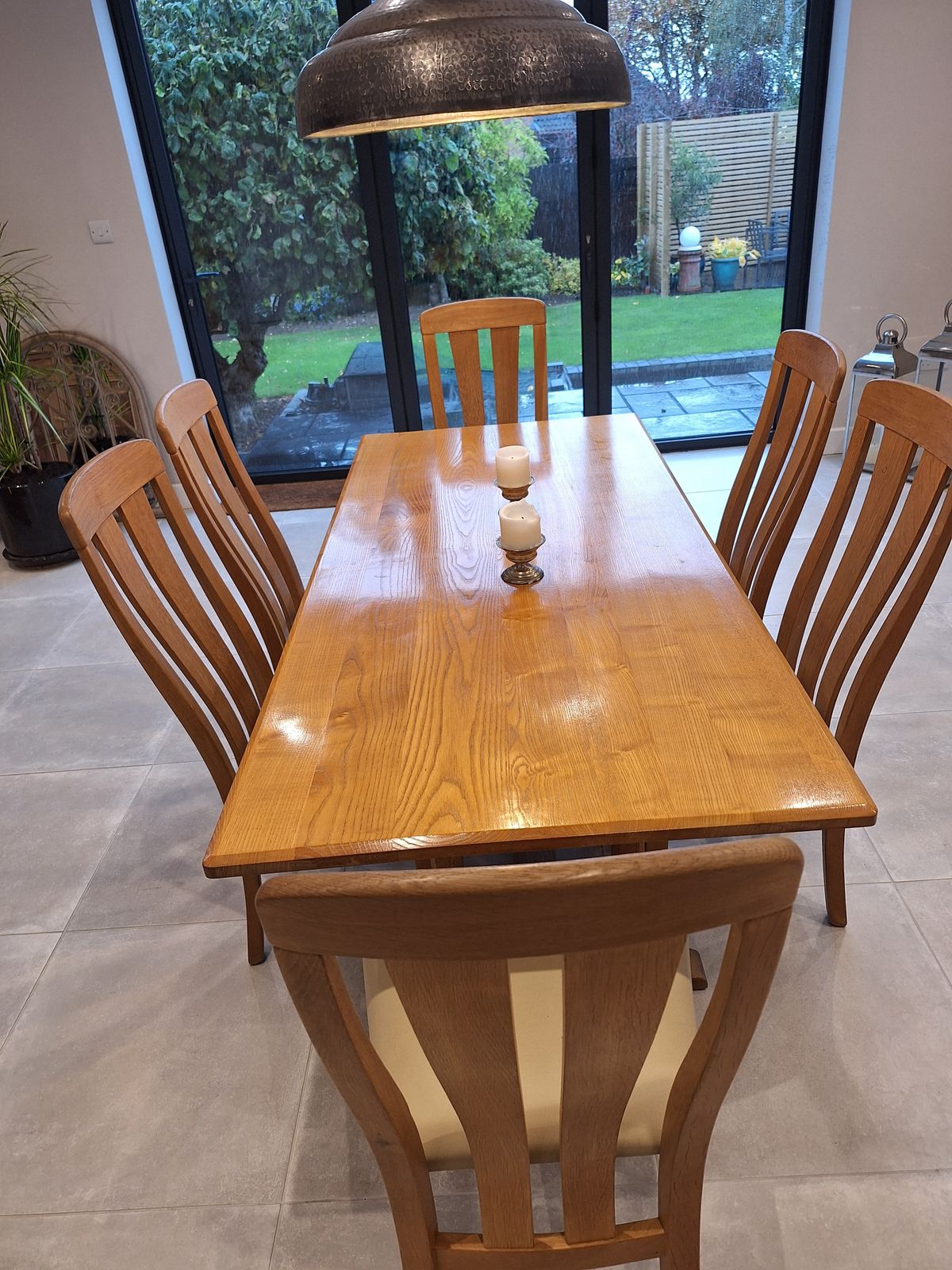 Oak Refectory Dining Table From Renowned Maker Reynolds Of Ludlow photo 850.0