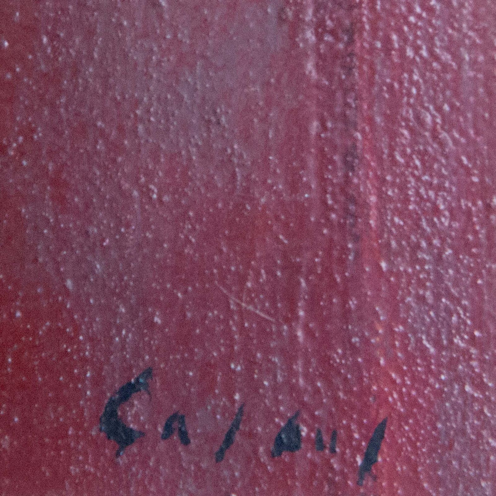 Zittend Naakt Met Pop – Gesigneerd Calon ? – Olieverf Op Doek photo 1464.0
