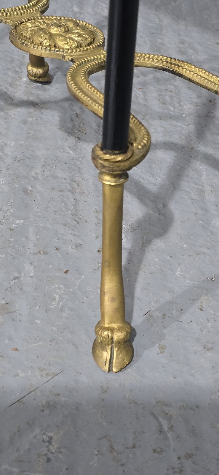 Fine French Marble Topped Gueridon photo vintage