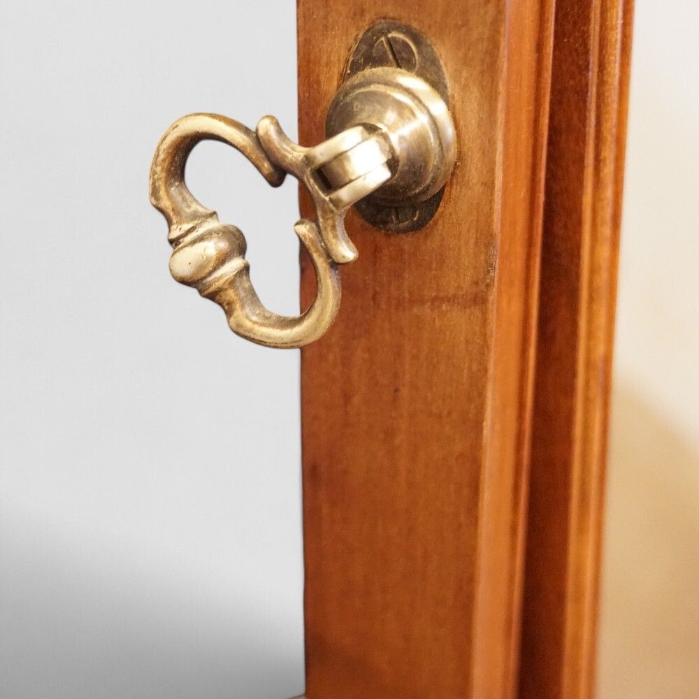 Edwardian Mahogany Cheval Mirror photo for sale