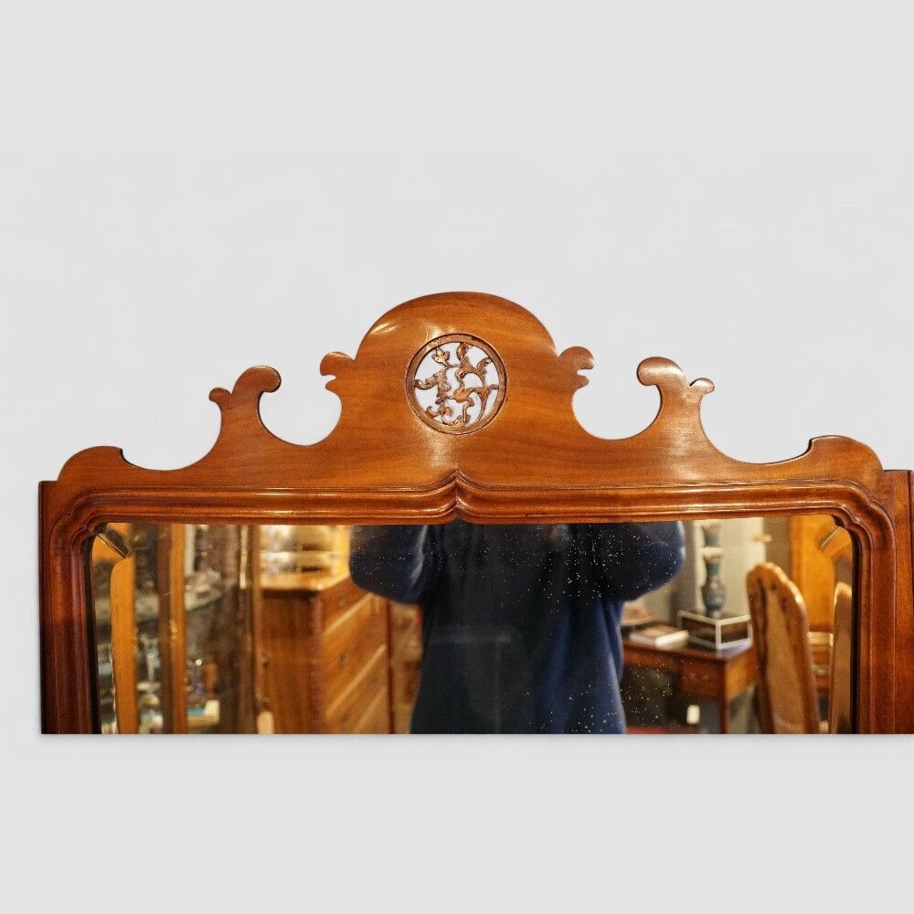 Edwardian Mahogany Cheval Mirror photo 1400.0