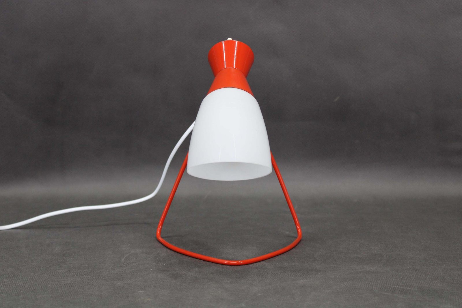 1960s Red Table Lamp By Josef Hurka For Napako, Czechoslovakia photo buy