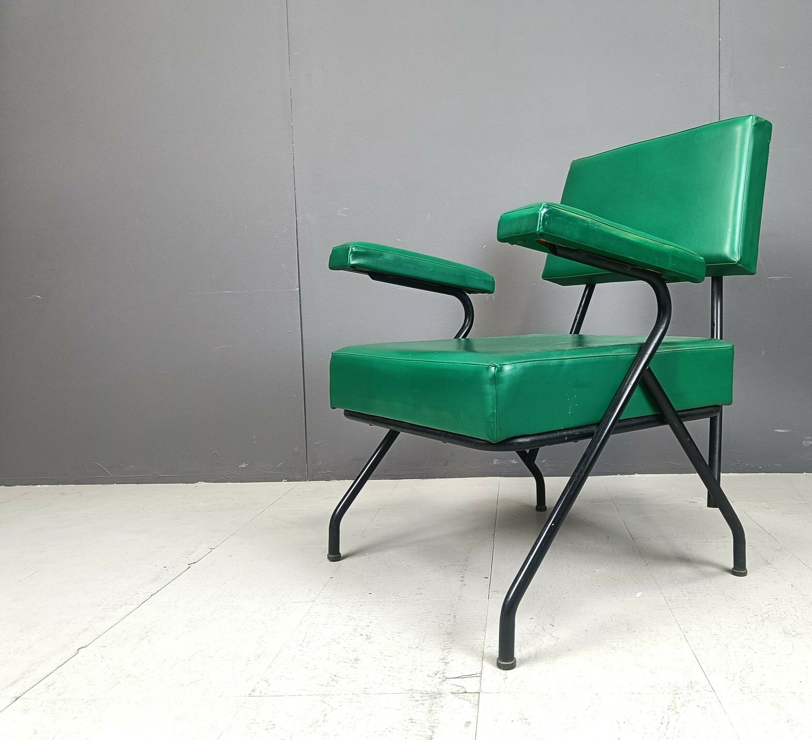 Mid Century Italian Armchair, 1950s photo vintage