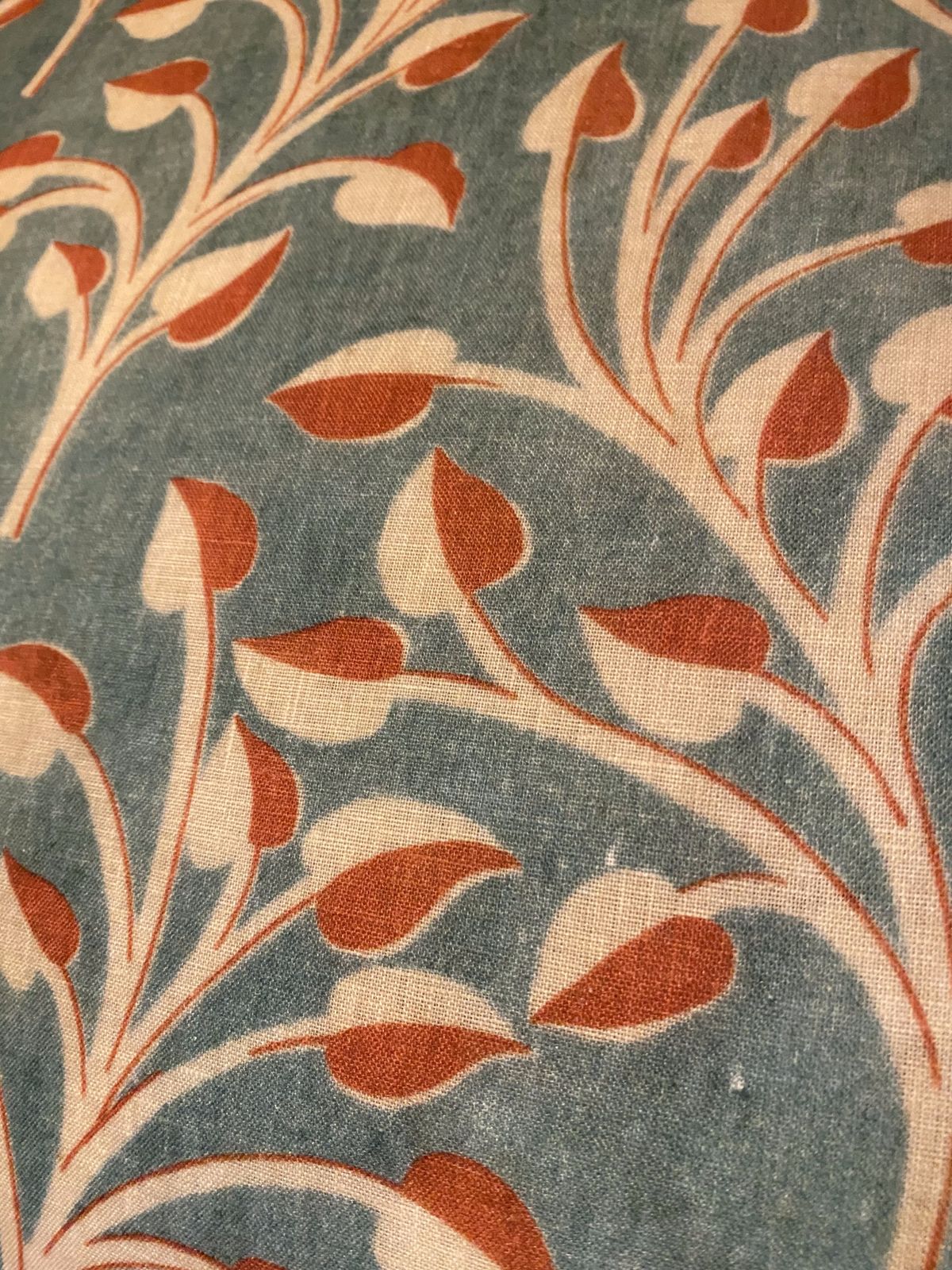 Antique Slipper Chair In Robert Kime Fabric photo 1680.0