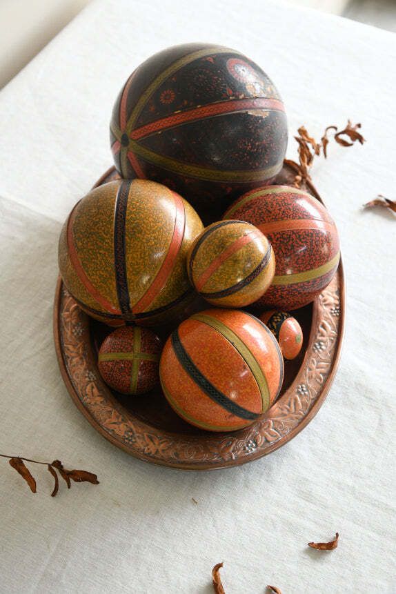 photo for sale Antique Wooden Nesting Balls, 1800s