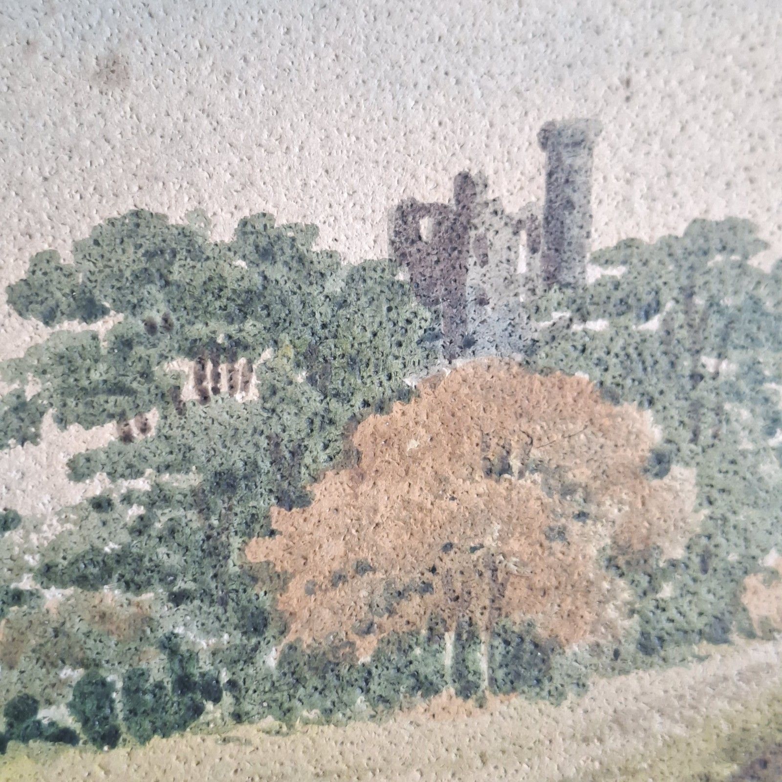 Original Watercolour Painting Walter Witham Landscape Antique Victorian Art photo vinterior