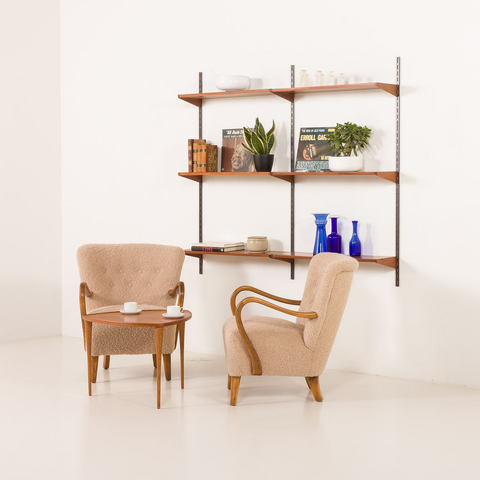 Alfred Christensen Pair Of Two Armchairs, Denmark 1950s photo for sale
