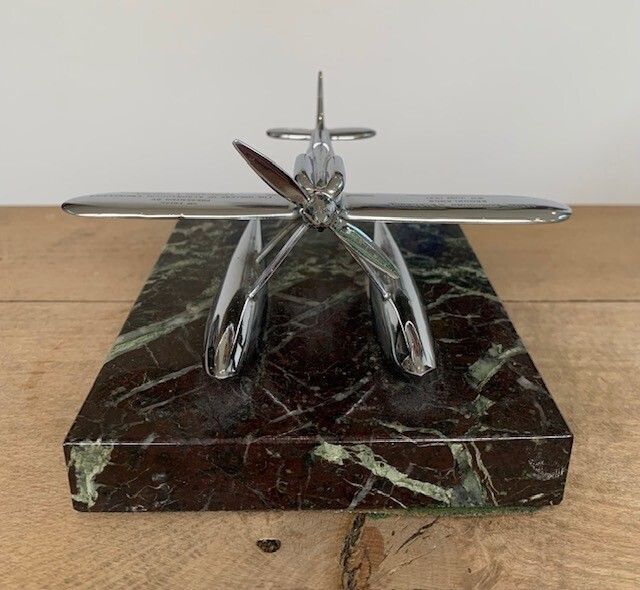 Spectacular Trophy In The Form Of A Model Of A Supermarine S5 Seaplane, Of Brooklands Concours D’elegance Interest. photo buy