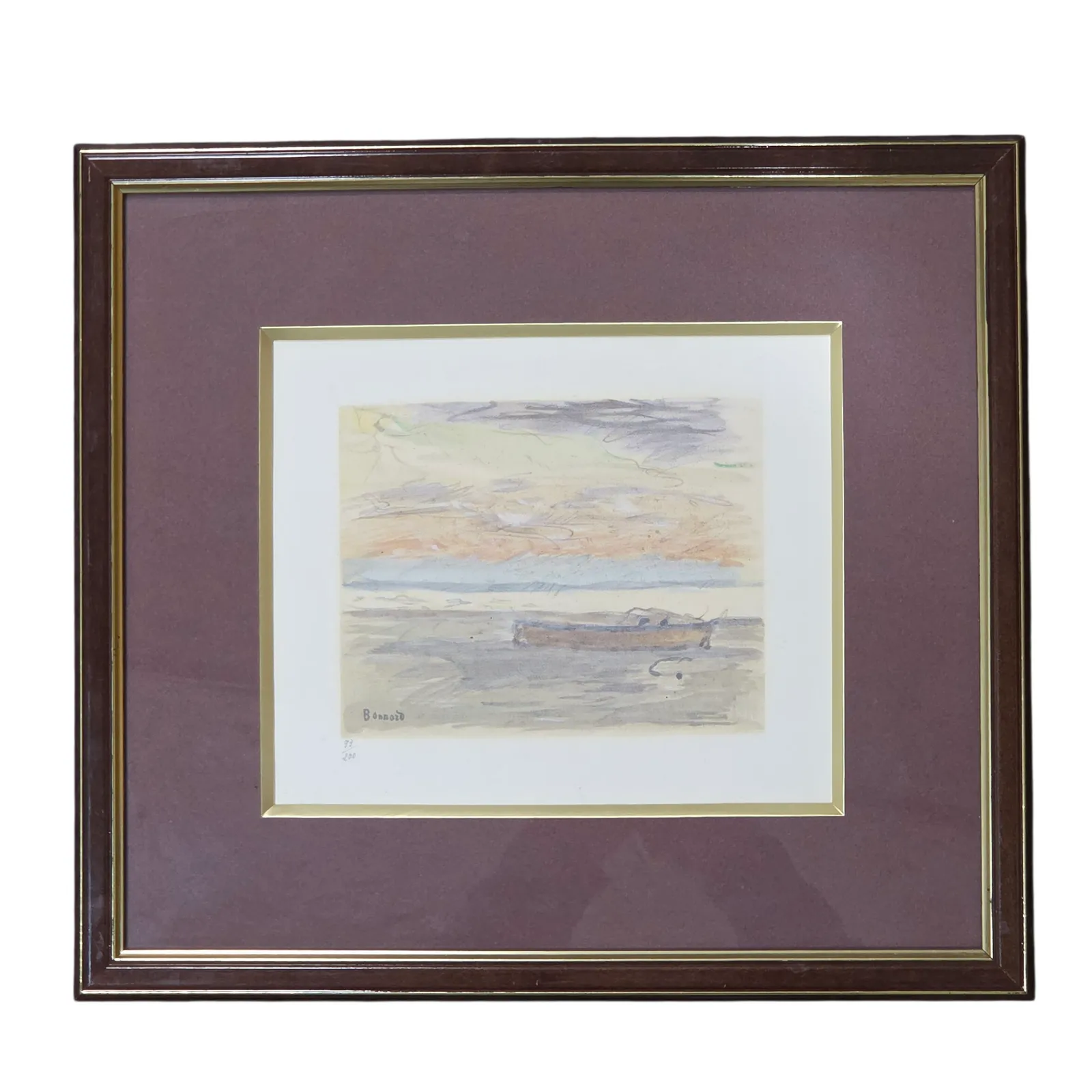 Lithographie Originale De Pierre Bonnard (1867 1947)