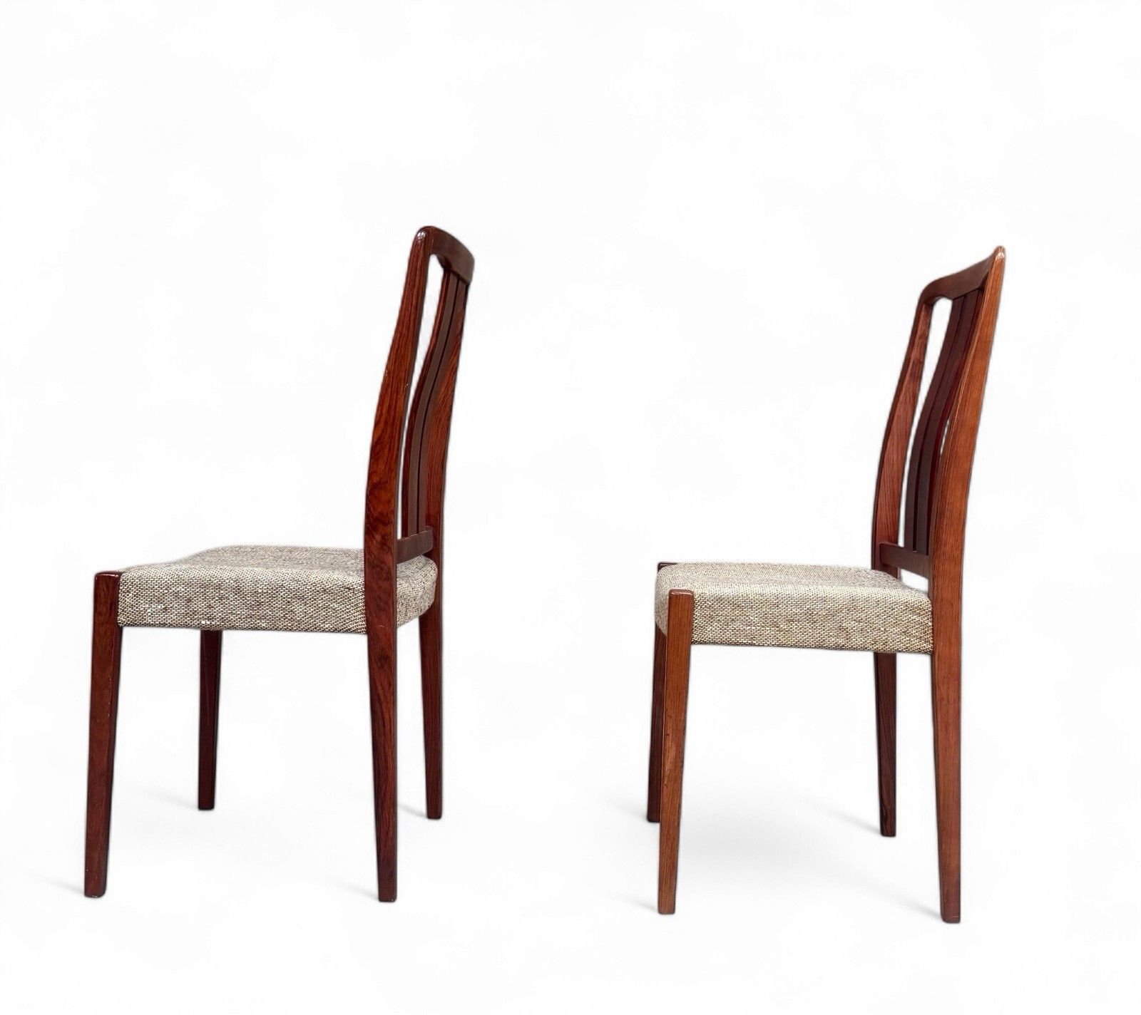 Set Of Four Rosewood Dining Chairs Swedish C1960s Mid Century Retro photo vintage