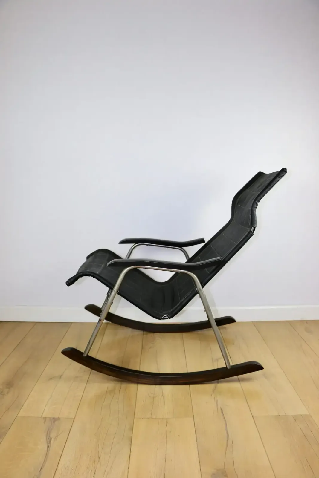 Takeshi Nii Folding Rocking Chair From The 1960s   Super Condition photo vinterior