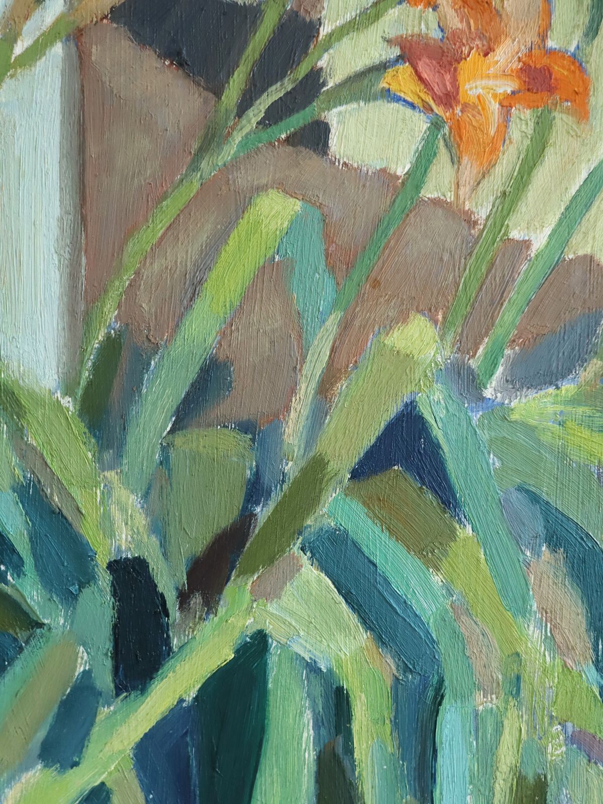 photo for sale Daylilies In Sunlight Oil Painting