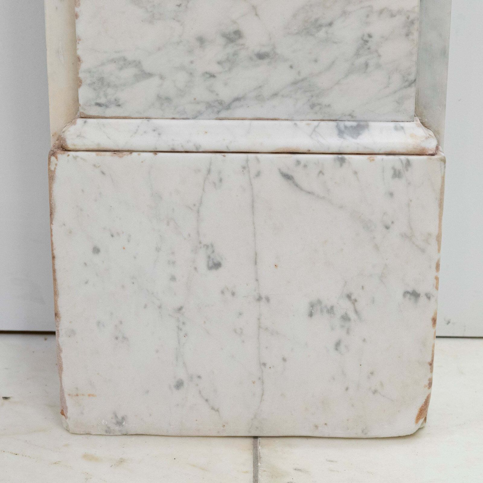 photo vinterior Large Antique Victorian Pencilvein Marble Corbel Fireplace Surround