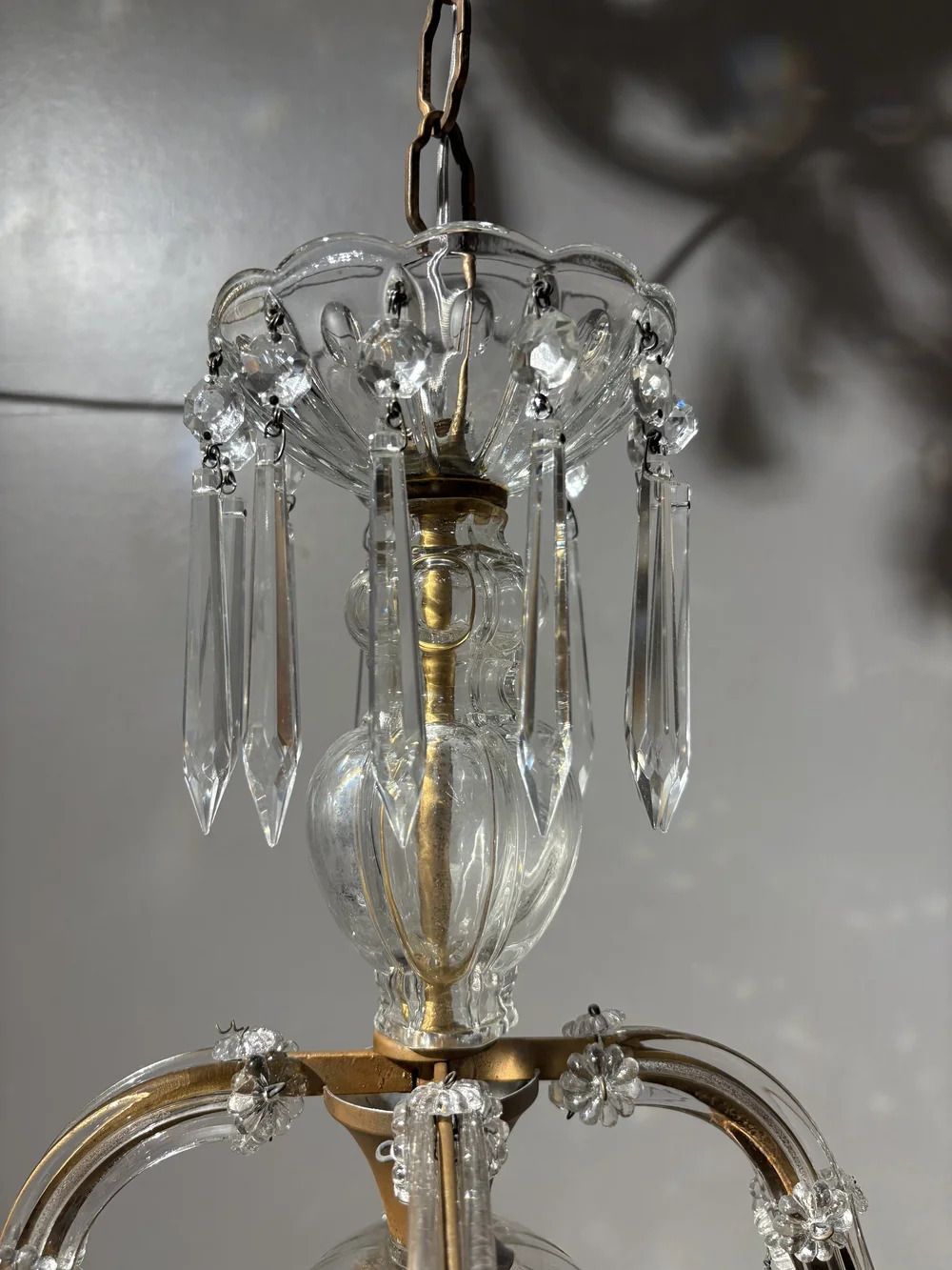 Italian Mid Century Maria Theresa Crystal Chandelier photo 1332.0