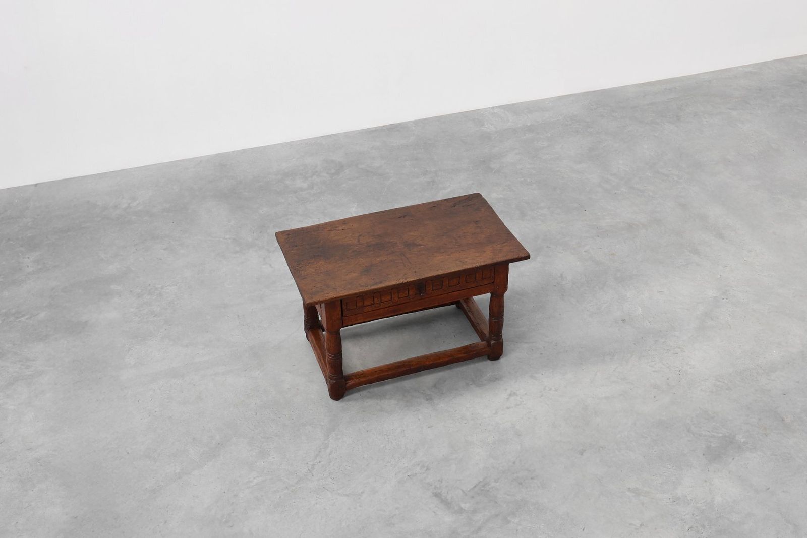 photo buy Wabi Wabi Style Hand Carved Oak Side Table, Spain, 17th Century