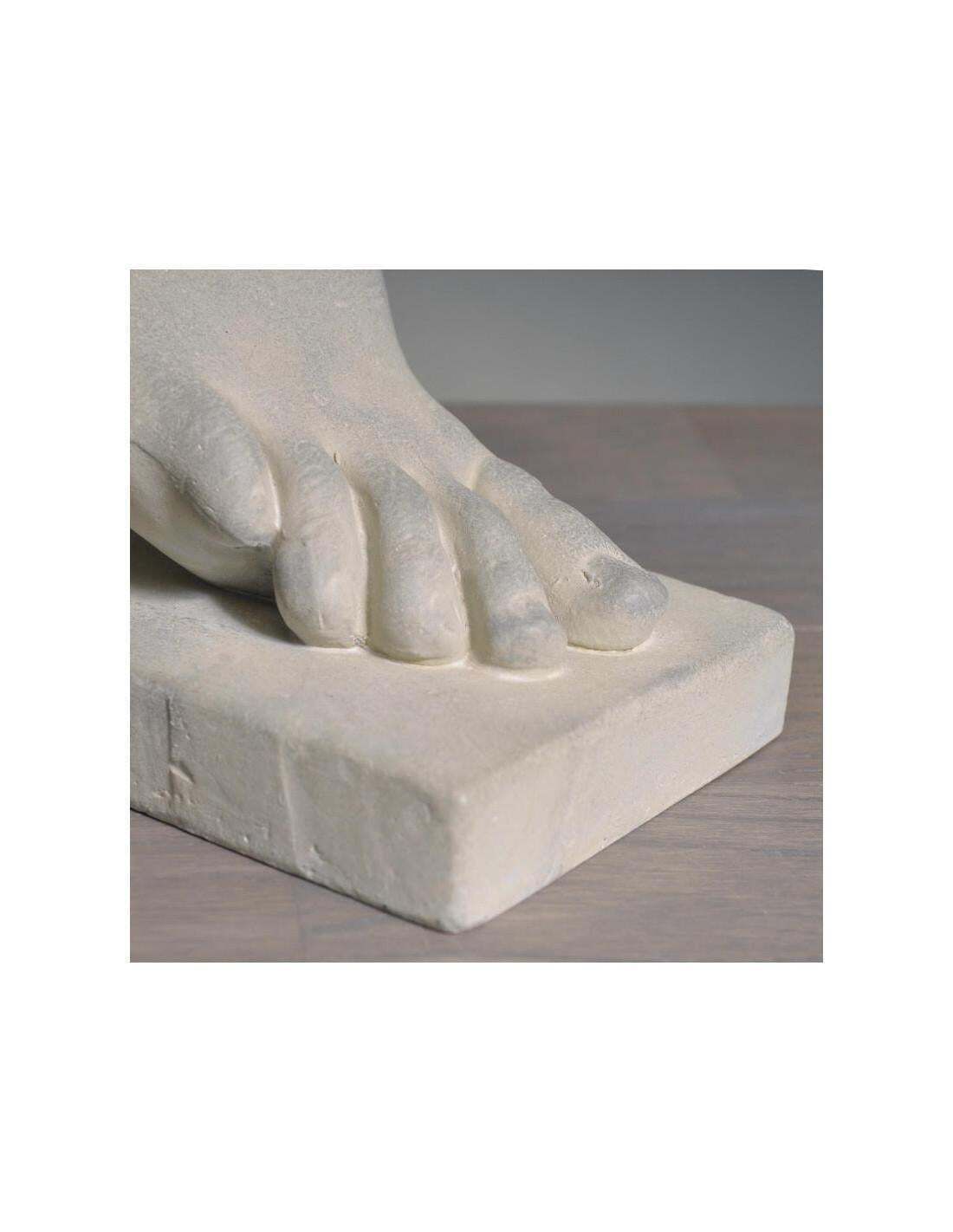 Foot Of The God Hermes In Plaster And Resin, 20th Century. photo 878.0