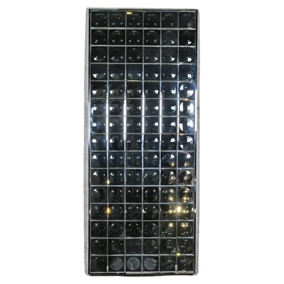 Faceted Glass Wall Mirror, Contemporary Design Inspired By The 1970s