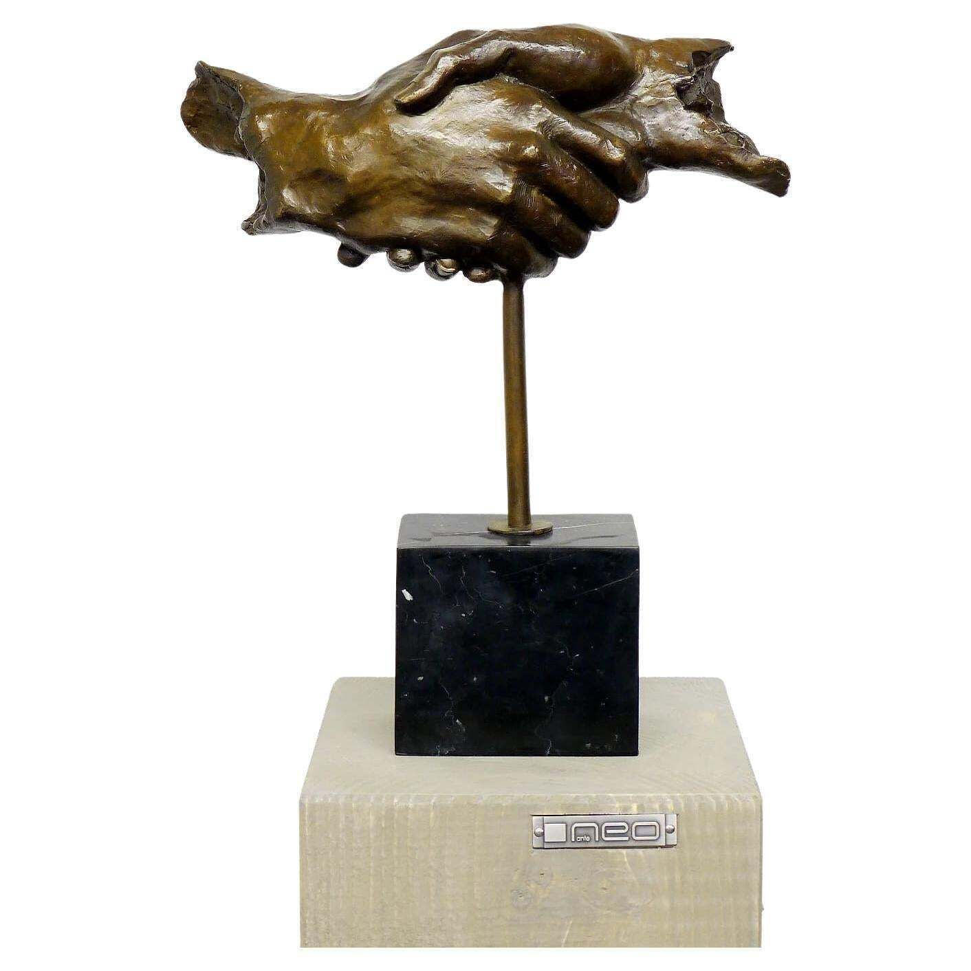Bronze Sculpture – Friendship – Inspire By Salvador Dalí