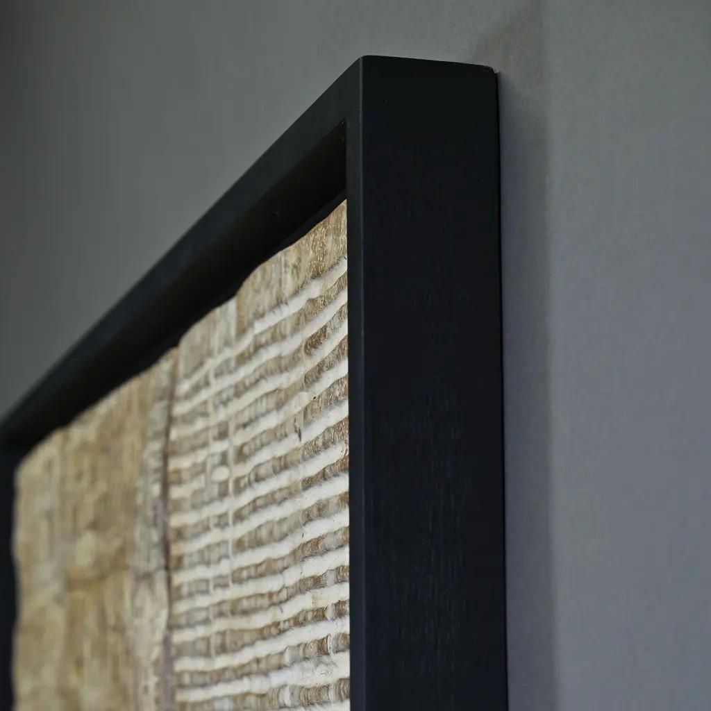 Framed Toraja Facade Fragment, Indonesian Art And Tradition photo for sale