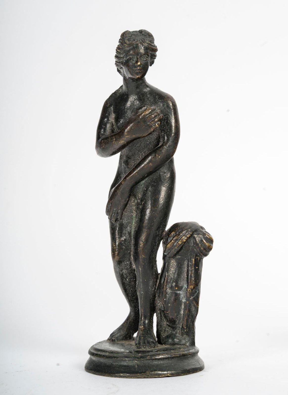 Suite Of 3 Figures, Bronze Sculpture, 20th Century, Antique Style. photo 2391.0
