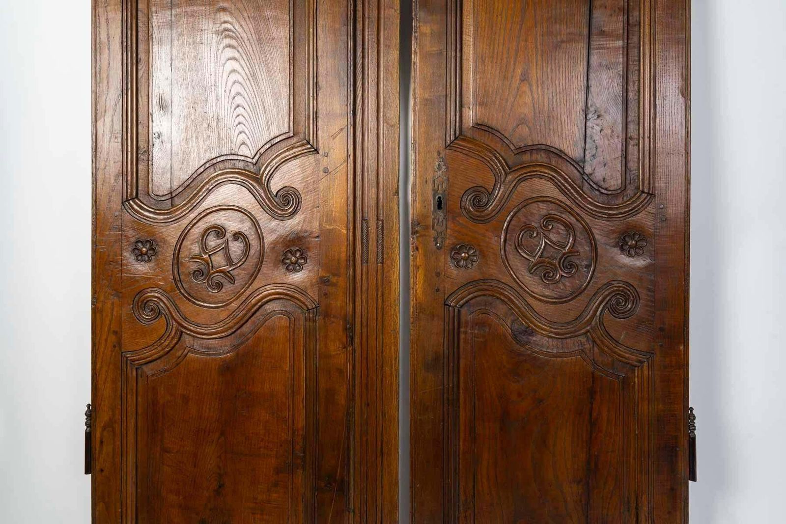 Pair Of Solid Wood Cupboard Doors, 19th Century, Napoleon III Period. photo furniture