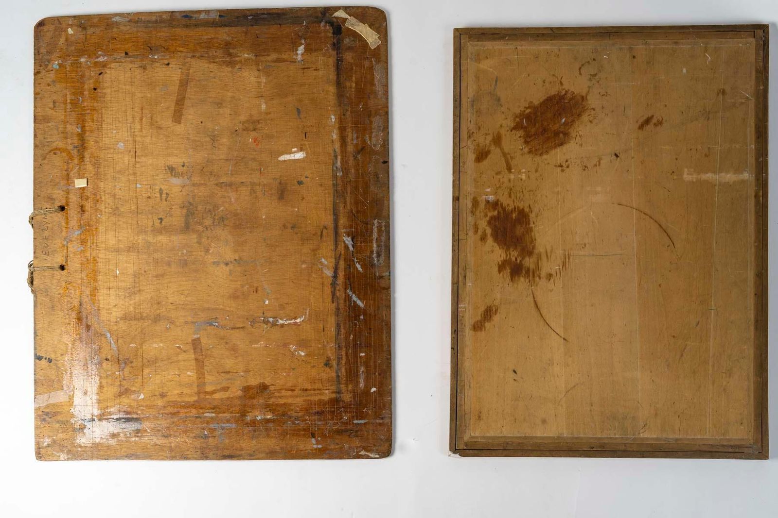 Two Drawing Boards By A Parisian Artist From The 14th Arrondissement. photo Art