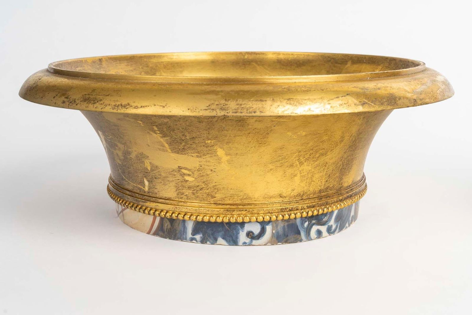 Pair Of Gilt Bronze Vase Tops, Napoleon III Period, 19th Century. photo 1386.0