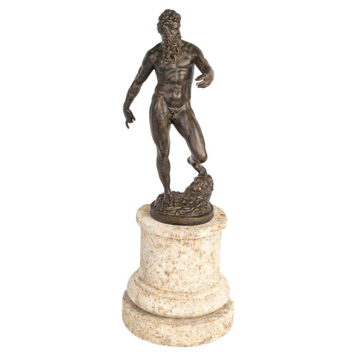Sculpture Representing A Statue Of Hercules, 21st Century.