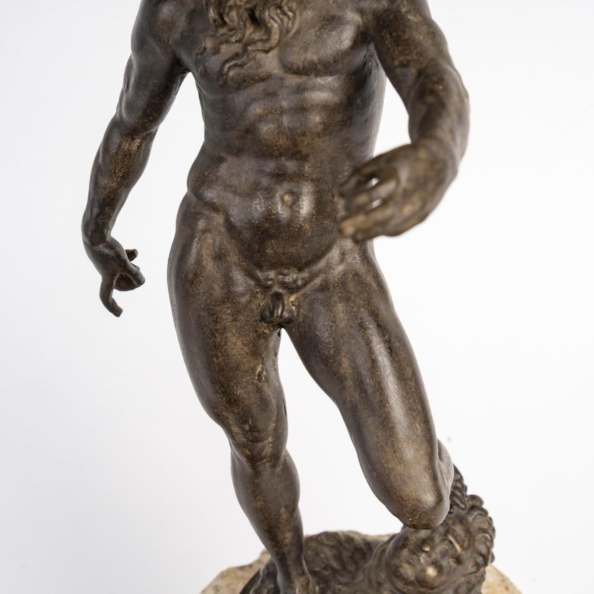 Sculpture Representing A Statue Of Hercules, 21st Century. photo 1033.0