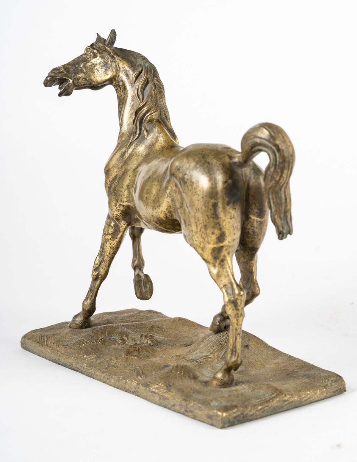 Bronze Sculpture Of A Horse, 20th Century. photo buy