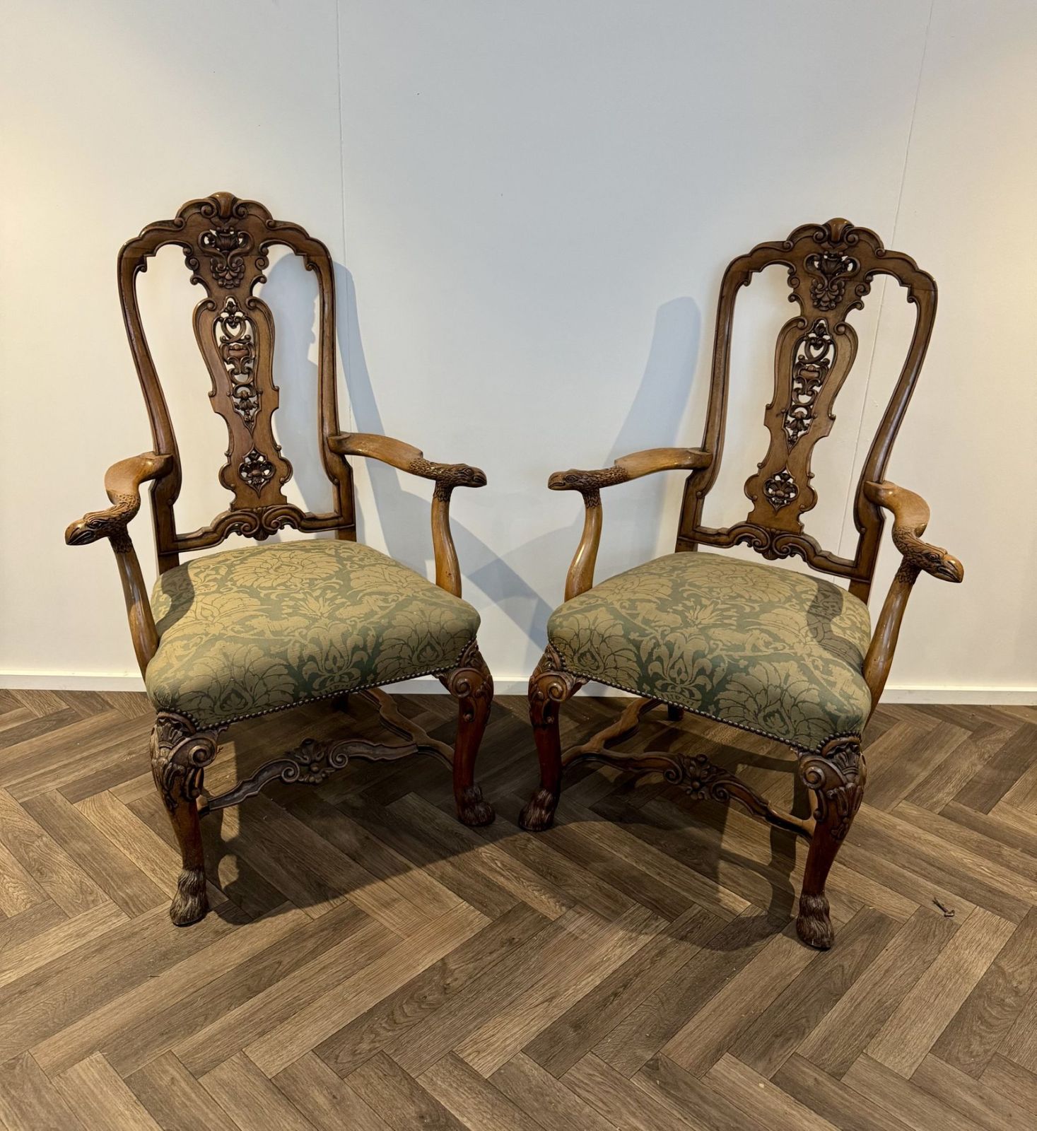 photo for sale Fantastic Quality Set Of Ten Victorian Walnut Dining Chairs