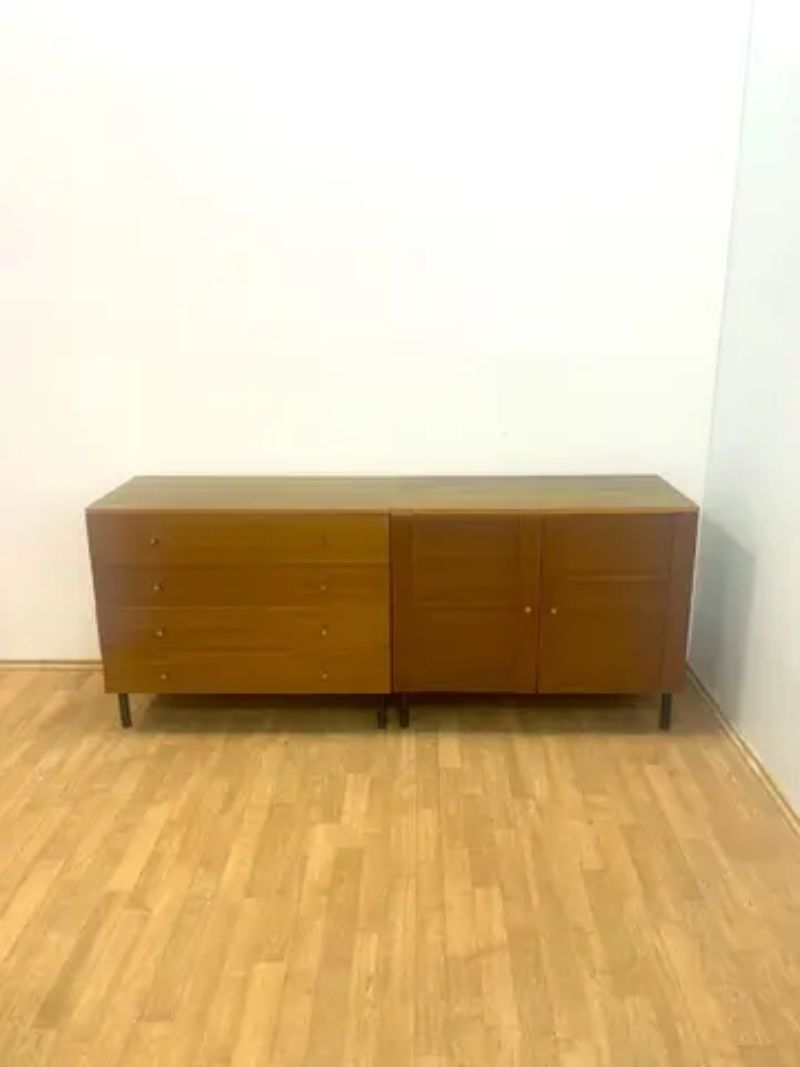 Pair Of Chests Of Drawers, Hikor Písek, 1970s, Czechoslovakia photo for sale