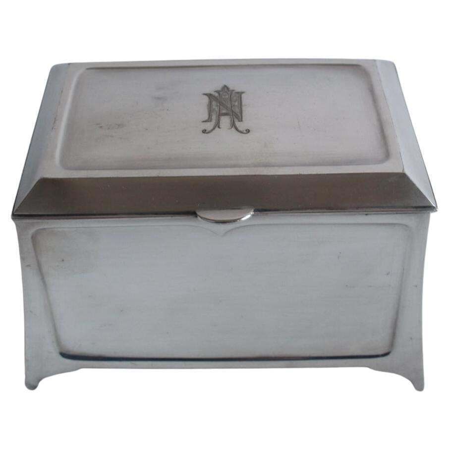 Cigarette Or Cigar Box, Art Krupp Berndorf, Circa 1900