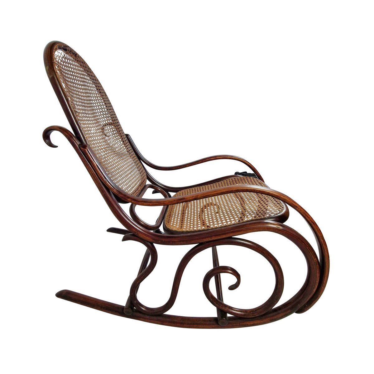 Art Nouveau Rocking Chair By Michael Thonet For Thonet Brothers, Austria, 1904 photo furniture