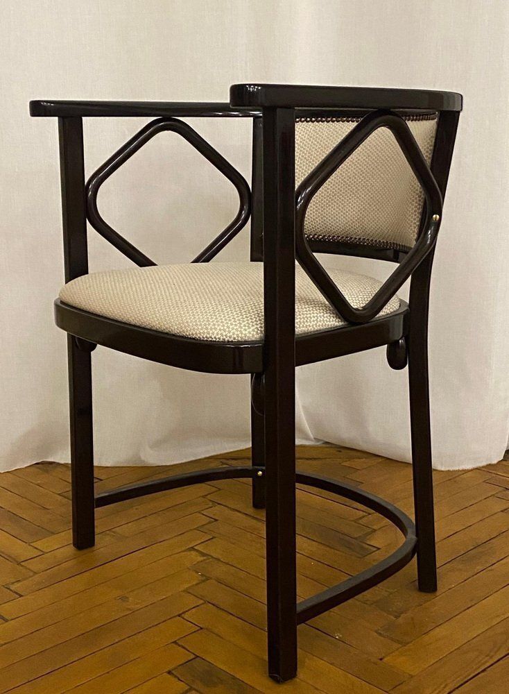 Armchairs Attributed To Josef Hoffmann For Thonet, Austria, 1970s, Set Of 8 photo vinterior