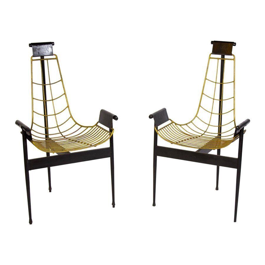 Set Of Mid Century Katavolos T Armchairs, 1955