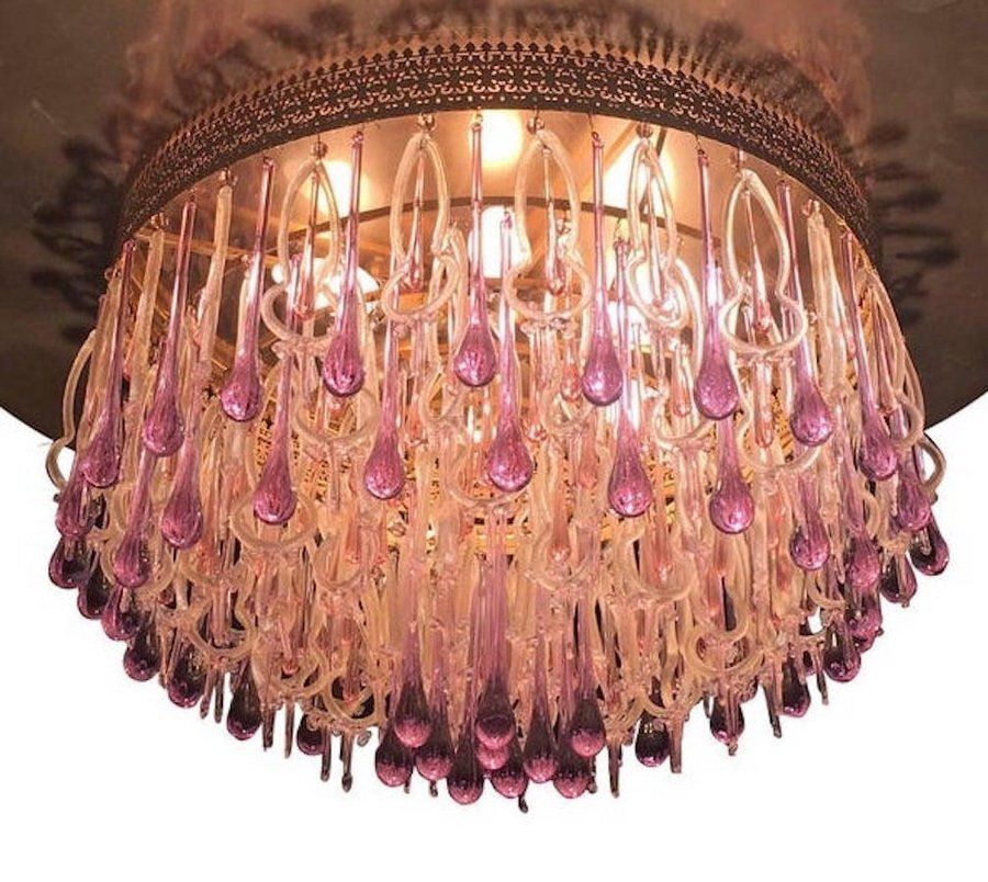 Chandelier In The Style Of Barovier & Toso, 1960s photo buy
