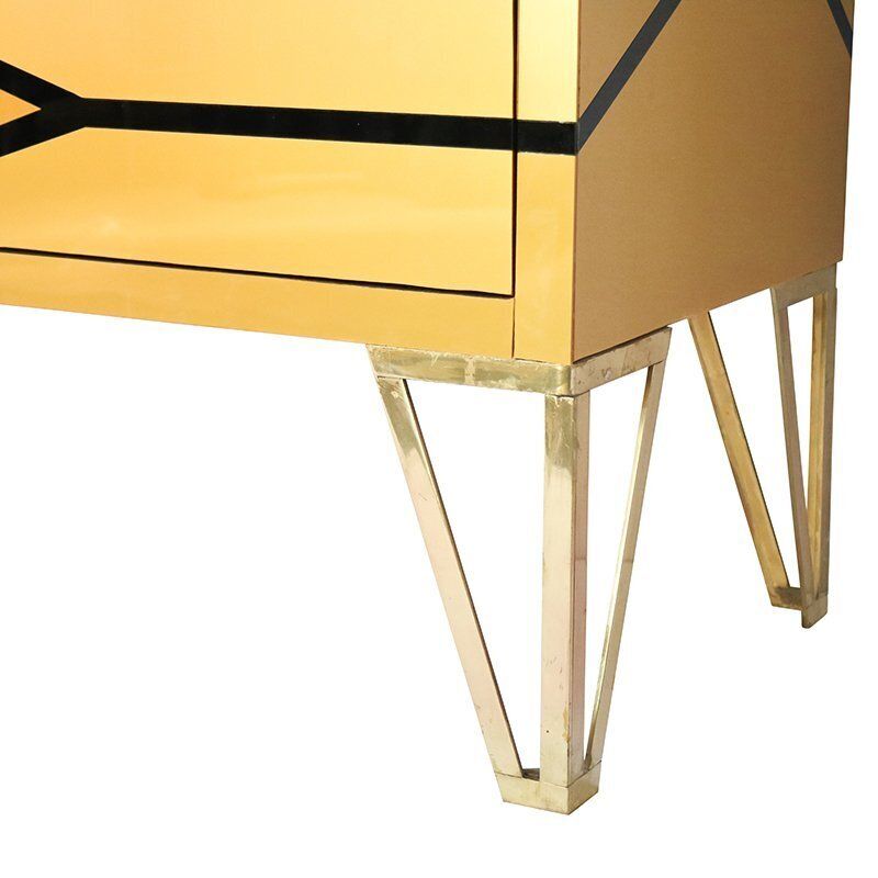Colored Laminate Dresser With 3 Drawers, 1980s photo buy
