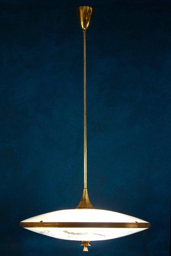 photo furniture Chandelier Attributed To Pietro Chiesa For Fontana Arte, Italy, 1940s