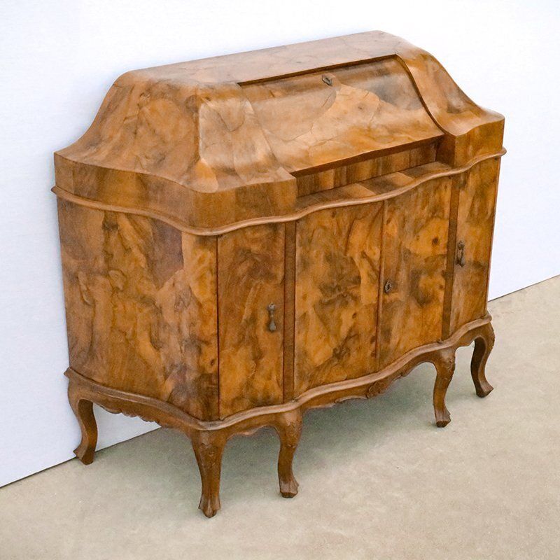 Late 19th To Early 20th Century Walnut Briar Secretaire photo furniture