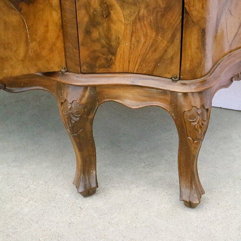 photo furniture Late 19th To Early 20th Century Walnut Briar Secretaire