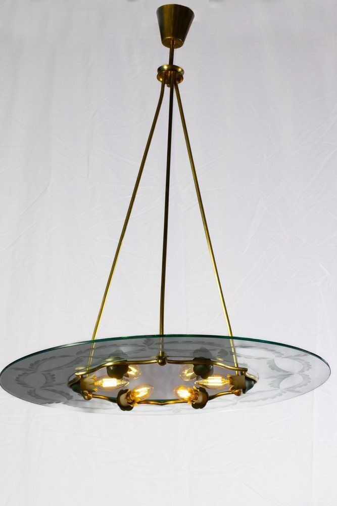 Ceiling Light By Pietro Chiesa For Fontana Arte, Italy, 1940s photo furniture